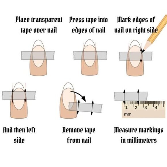 24-pc French Tips 💅 Press on Nail Set (Made to Order) - Picture 5 of 5